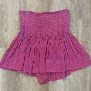 Koch Pink Snakeskin Patterned Erica Skirt Size S